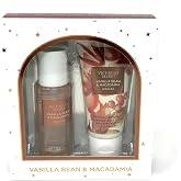 Victoria's Secret Vanilla Bean &amp; Macadamia Frangrance Mist &amp; Lotion 2.5 fl oz Gift Set