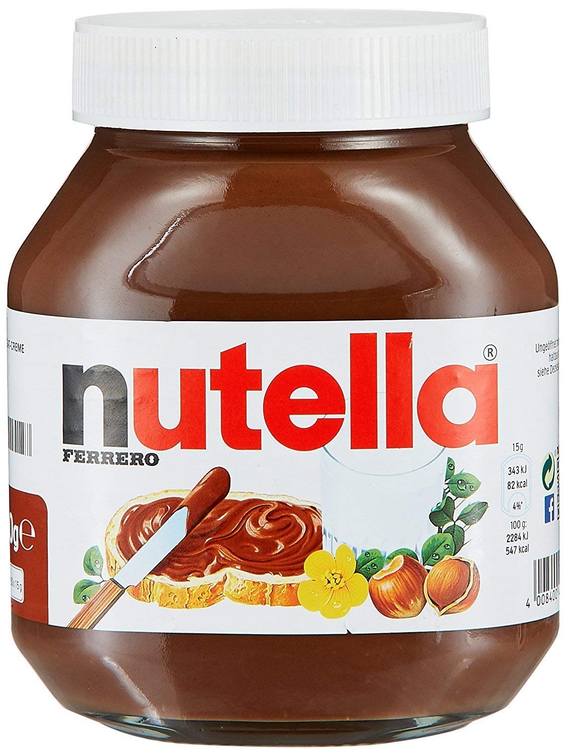 Nutella Chocolate Hazelnut Spread IMPORTED 350g Glass Buy Online in
