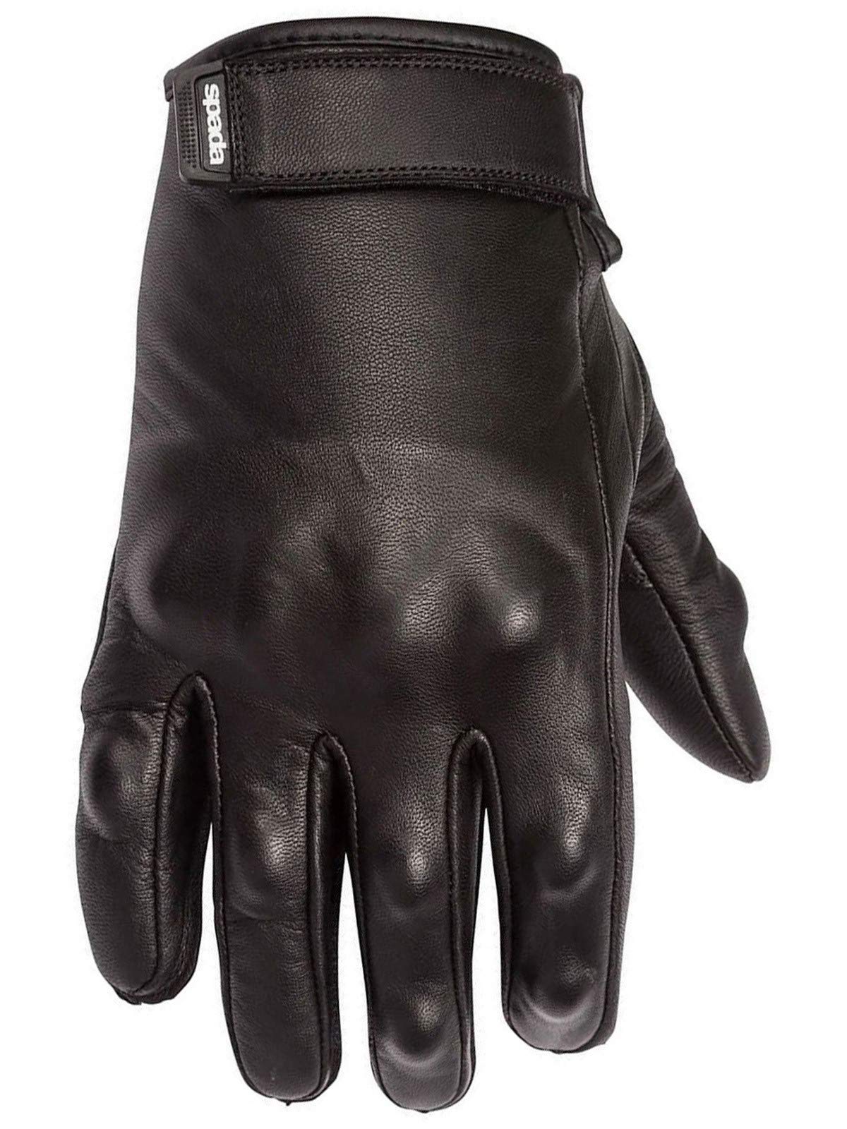 Spada Wyatt Leather Motorcycle Gloves S Black