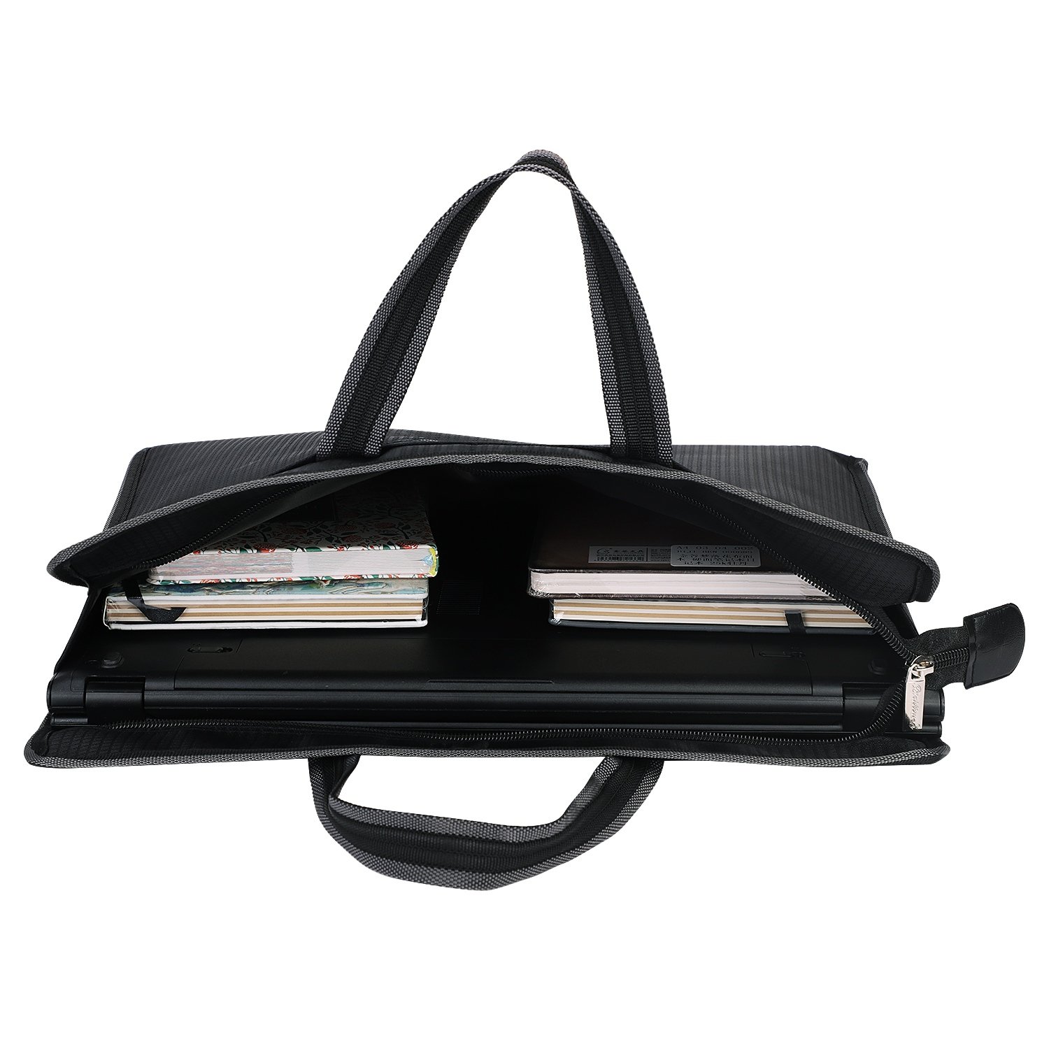 A4 Portable Oxford Handbag Expanding Folder Briefcase Documents Messenger Bag for Books, iPad, Files Storage - Pouch Organiser for Conference, Business Travel