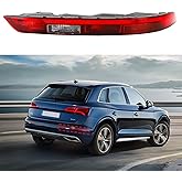 Plobeda Rear Bumper Reflectors Light Stop Brake Tail Lights Compatible for Audi Q5 2017 2018 2019 2020 80A945070A Right Passenger Side (Left Driver Side)
