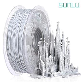 Amazon Com Sunlu Marble Pla 3d Printer Filament 1 75mm Pla Filament For 3d Printers And 3d Pens 1kg Per Spool Industrial Scientific