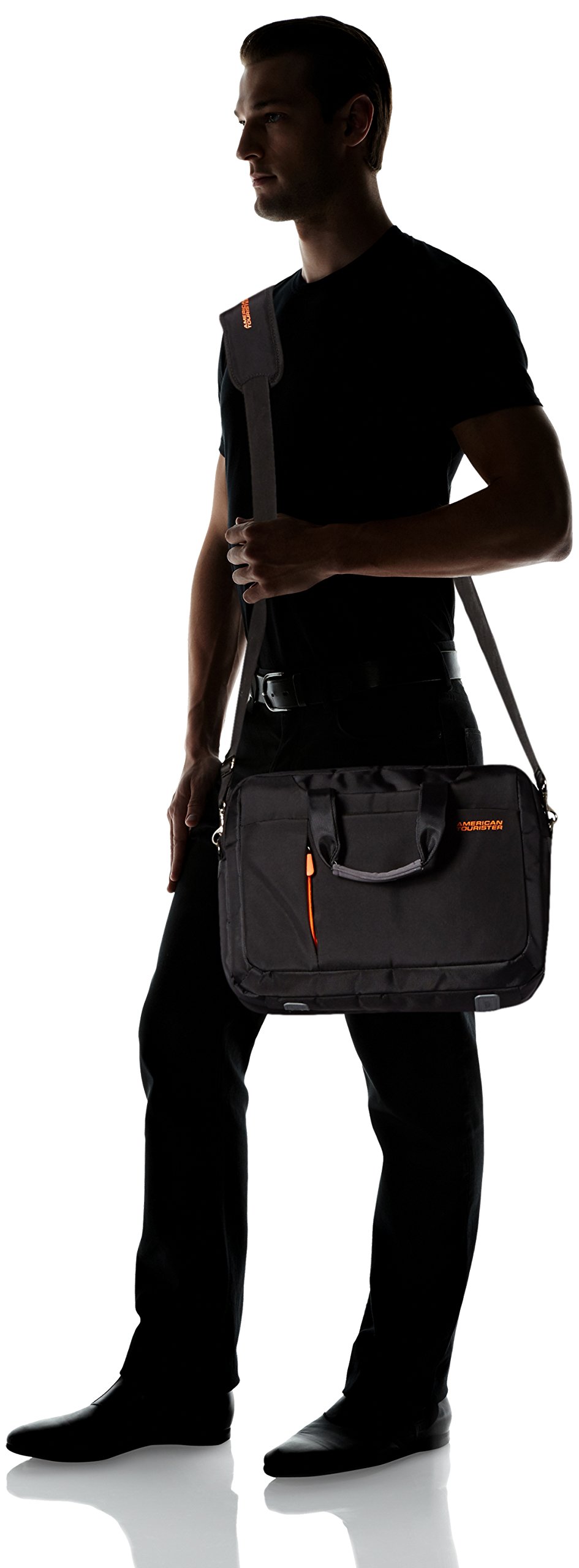 american tourister activair polyester 13 ltrs black laptop bag