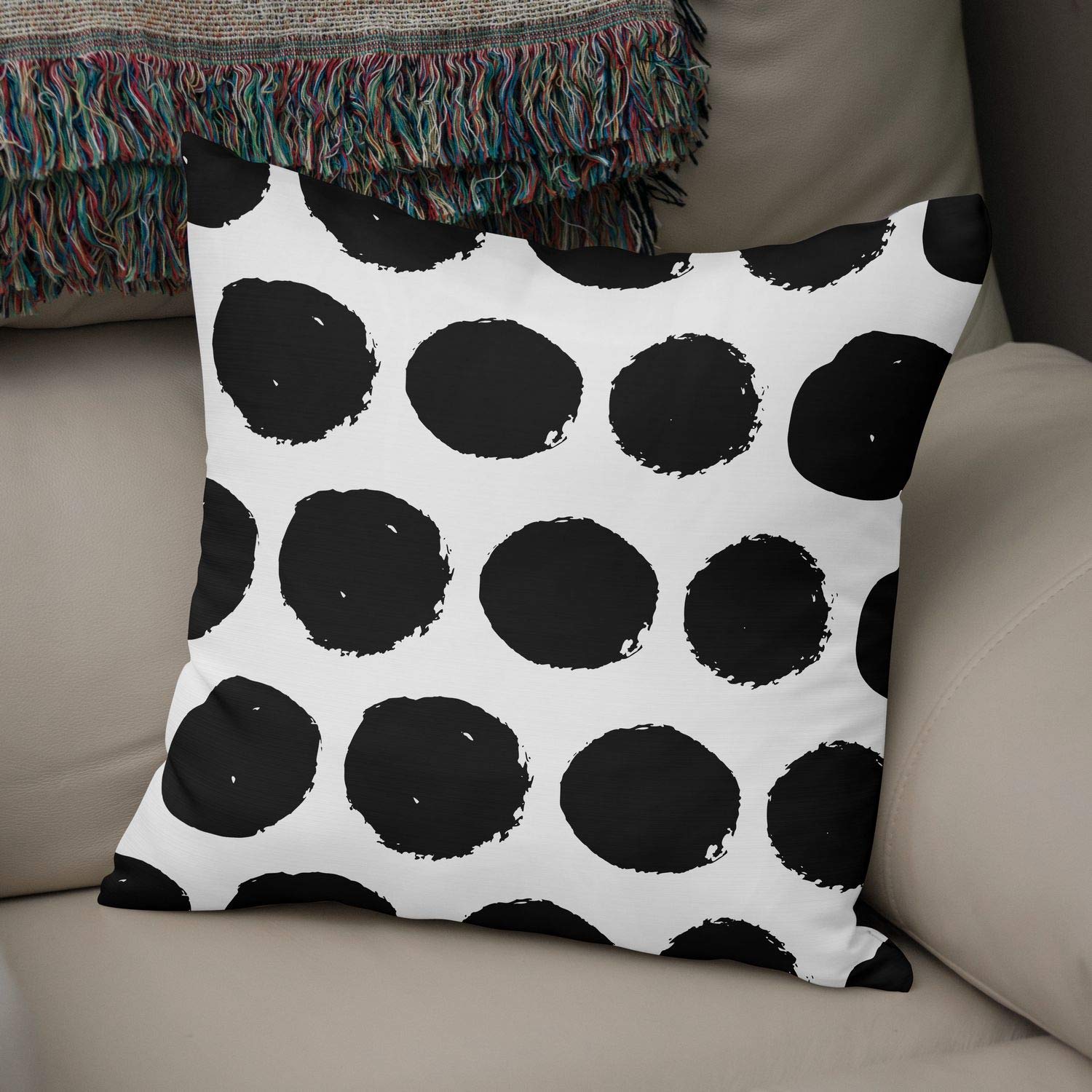 Bonamaison Decorative Cushion Cover Random Pattern, Throw Pillow Covers, Home Decorative Pillowcases for Livingroom, Sofa, Bedroom, Size:43X43 Cm - Designed and Manufactured in Turkey