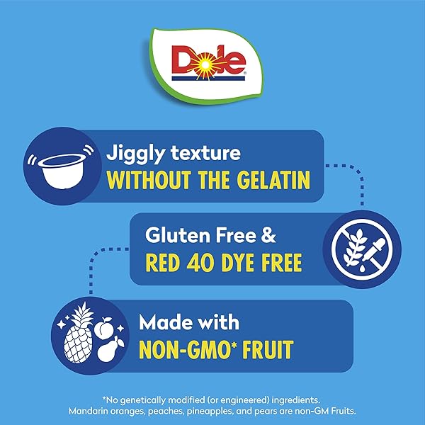 DOLE DICED PEACHES, MANDARIN ORANGES, AND MIXED FRUIT IN GEL VARIETY PACK – DOLE FRUIT BOWLS SNACKS – 4.3 OZ FRUIT BOWLS – 12 PACK