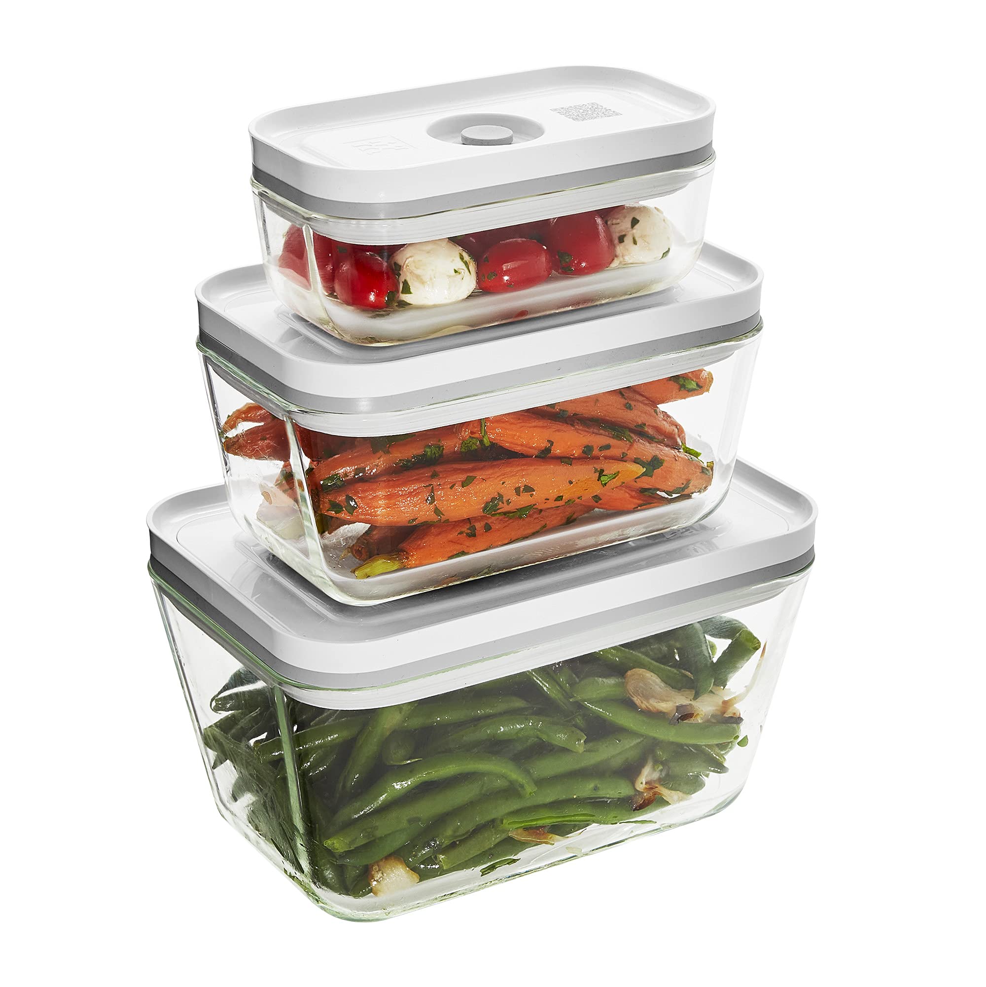 Photo 1 of ***MISSING TWO*** ZWILLING Fresh & Save 3-pc Glass Food Storage Container, Meal Prep Container- Assorted Sizes