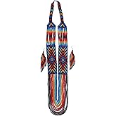La Vivia Handmade Beaded Indian Necklace,Inspired by Native American Style Long Necklace Earrings Set,One of a Kind beaded Necklace for Women,Perfect for Occasions, Gifts