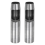 HARFINGTON 2pcs Hollow Punch for Leather 20mm Round