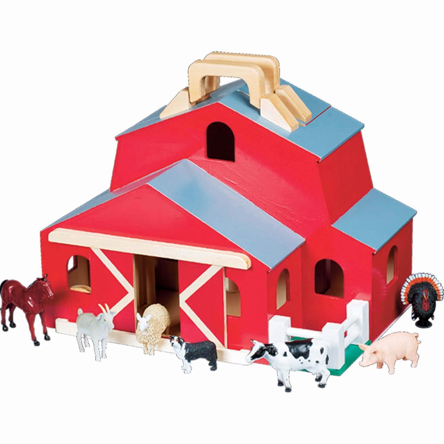 Melissa & Doug Melissa & Doug Fold & Go Barn Amazon.co.uk Toys & Games