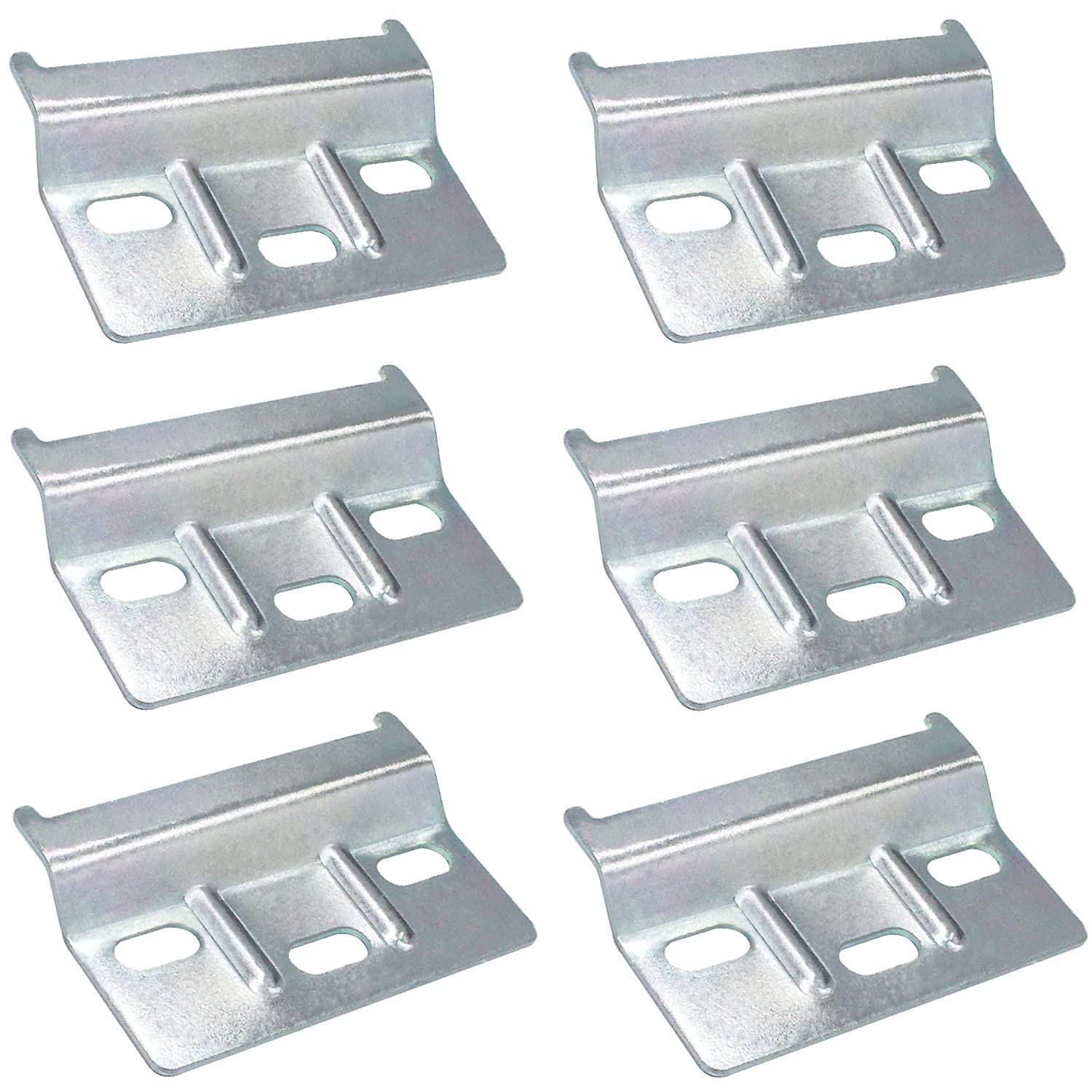 Kitchen Cabinet Brackets Carrier Plate Cabinet Hanger Suspension Rails Kitchen Cabinet Hanging Brackets for Wall Mounting Cupboards Hanger Plate 60mm 6 pcs