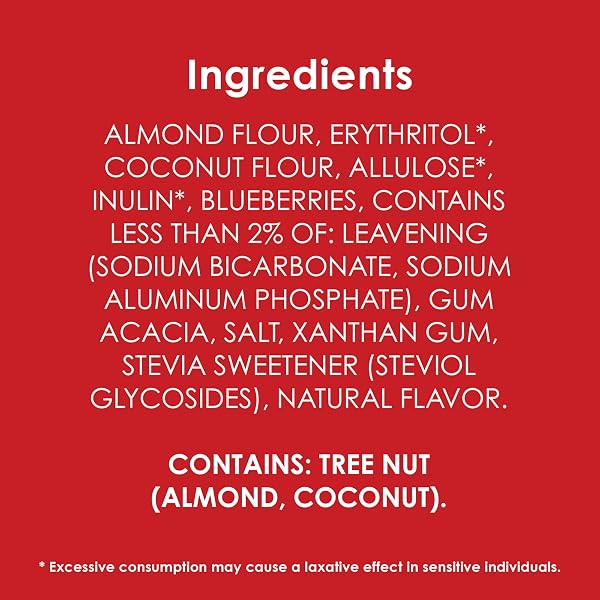 DUNCAN HINES KETO FRIENDLY BLUEBERRY MUFFIN MIX, ZERO ADDED SUGAR, GLUTEN FREE, 8.5 OZ.