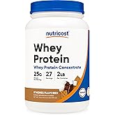 Nutricost Whey Protein Concentrate Powder (S'Mores) 2LBS | 25g of Protein, GMO-Free, Gluten-Free