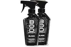 BOD man Fragrance Body Spray, Black, 8 fl oz (Pack of 2)