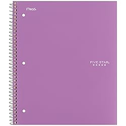 Five Star Spiral Notebook + Study App, 5