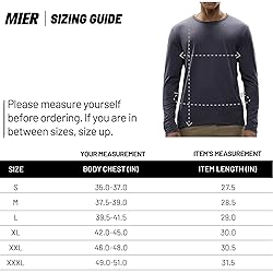 MIER Mens Long Sleeve Shirt Soft Stretch Combed
