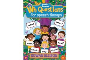 WH Questions for speech therapy: Age 5+