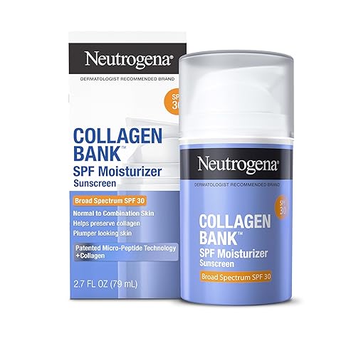 Neutrogena Collagen Bank Face Moisturizer with SPF 30 Sunscreen, Larger Size Anti-Aging Face & Neck Collagen Cream, Micro-Peptide, Support & Defend Skin’s Natural Collagen, 2.7 fl oz