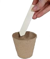 Britten & James Biodegradable 8cm Seed Pots 100pk + 20 Wooden Labels view 5