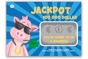 JOLI COON Jolicoon Pregnancy announcement lottery scratch cards - You are going to be a grandma - Grandma baby announcement with lottery tickets