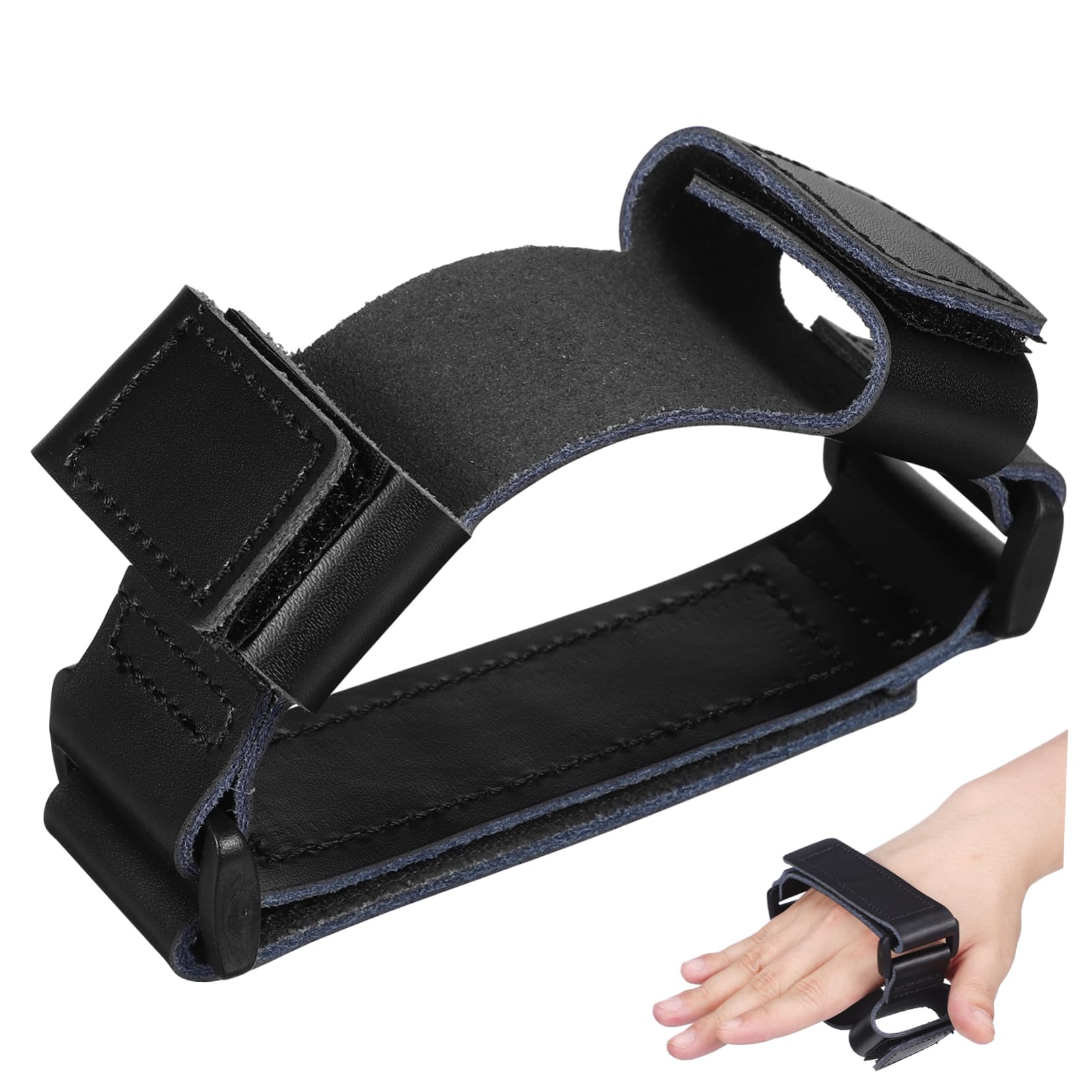 Generic French Horn Hand Rest Non-skid French Horn Guard Musical Instrument Hand Pad Guard for Leather Strap Performance Pads