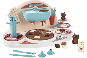 Smoby Chef - Chocolate Factory - Chocolate Workshop + Recipe Book - Children's Cooking Workshop - Many Accessories - From 5 Y