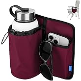 Xxerciz Beach Chair Cup Holder, Chair Armrest Drink Holder Organizer Universal Water Bottle Holder Phone Holder for Patio Recliner Chair, Beach Chair, Folding Camping Chair (Red)