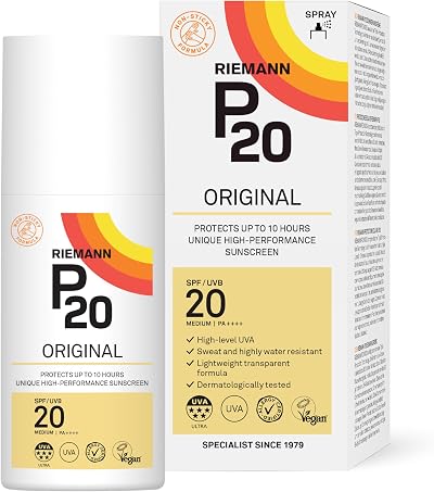 P20 RIEMANN Original SPF20 Once-a-Day Sun Spray 200ml High Protection