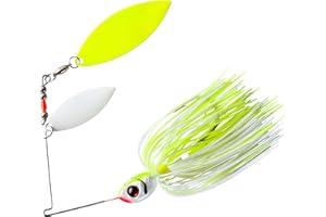Booyah Glow Blade Spinner-Bait Bass Fishing Lure