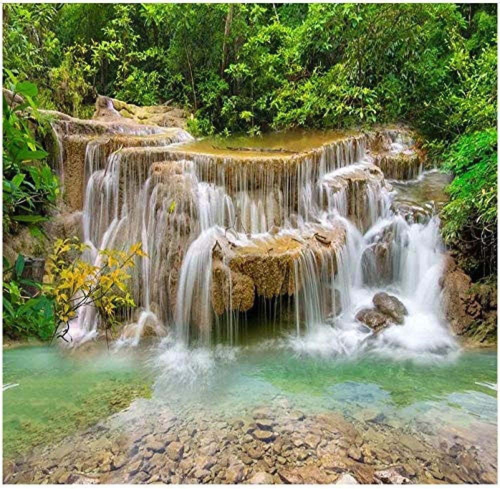 Amazon Bosakp 3d写真壁紙家の装飾滝自然風景壁壁画壁紙用リビングルーム寝室キャンバス絵画 360x250cm 壁紙