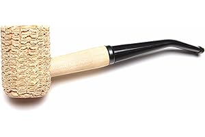 Missouri Meerschaum - Missouri Pride Corn Cob Tobacco Pipe - 5th Avenue, Bent Bit