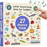 LEARNING BUGS Phonics Songs Book, 26 Letter Sound Songs, Preschool &amp; Kindergarten Learn to Read for 3 Year olds, Perfect Toy and Gift for Toddlers Ages 2+