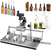 DLLCCM Wine Bottle Cutter - Upgraded Glass Bottle Cutter Set Glass Bottle Cutter for All Shapes, Wine Bottle Cutter Tools, Curved Glass Cutting Tool for Round and Square Bottles, Bottle DIY Craft Kit