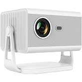 Swokely 4K Smart Projector with WiFi and Bluetooth | 180 Degree Rotation, 1000 ANSI, Auto Keystone Correction, Auto Focus, Portable Movie Phone Gaming Proyector