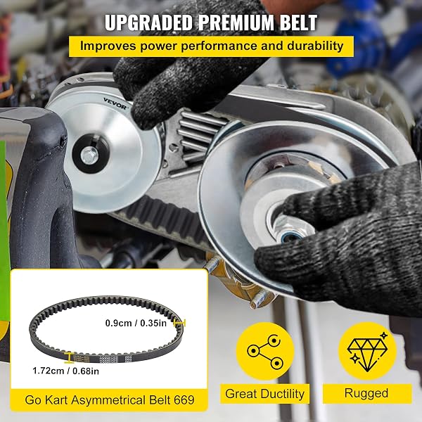 MOPHORN TORQUE CONVERTER CVT 2HP-7HP 3/4″ GO KART CLUTCH 212CC 30 SERIES MINI BIKE 10T #40 41 CHAIN AND 12T #35 REPLACEMENT SET TAV2 30-75 218353A MANCO CVT CLUTCH SMALL ENGINE DRIVE BELT