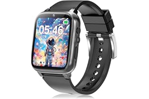 TGFBH Kids Smart Watch for Boys Girls, Watch for Kids with 26 Games Camera Music Player Flashlight, 1.69'' HD Touchscreen Smartwatch Kids Watches Birthday Christmas Stocking Stuffers Gift Toy for Age 5-12