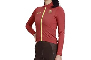 INBIKE Cycling Jersey Women Thermal Cycling Jacket Quick Dry, Breathable 3 Rear Pockets, Reflective Biking Long Sleeve