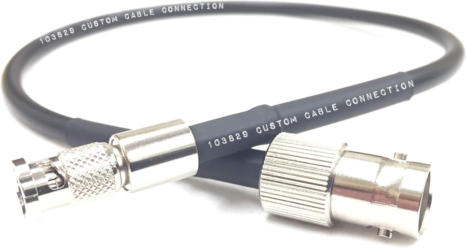 6 Inch Standard BNC Female to HD Micro BNC 6G HDSDI Mini