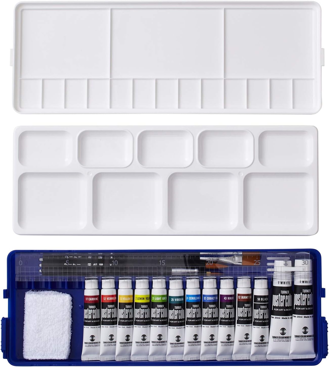 Turner color PC13CRB4 poster color create set (B) black-axis design brush (nylon) 3 pieces
