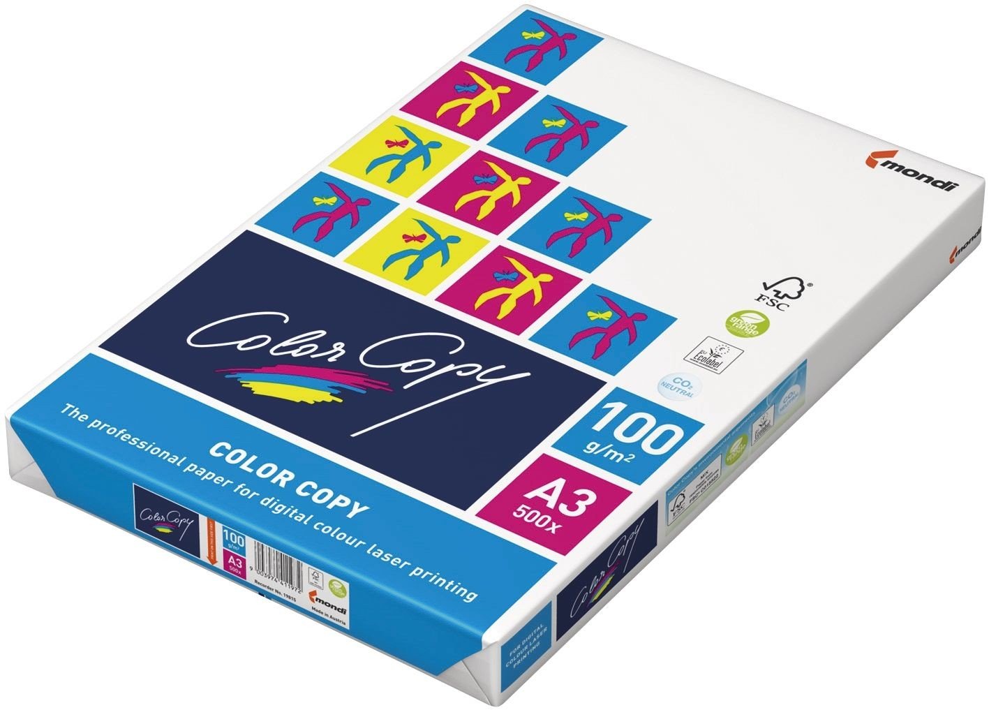 Color Copy A3 Paper - 1gsm, 1 Pack of 5 Sheets, White