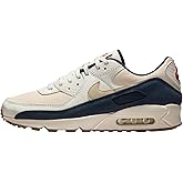 Nike Air Max 90 Premium Men's Shoes (Pale Ivory/Thunder Blue/Sail/Light Khaki)