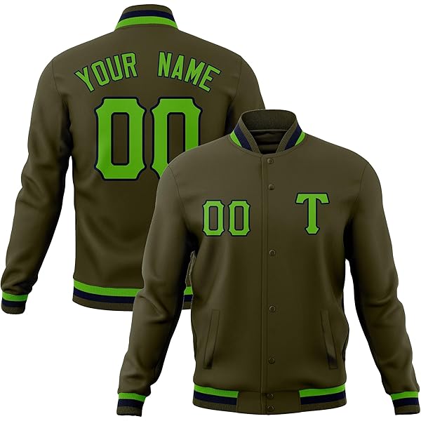 Custom Varsity Jacket Lightweight Letterman Bomber Baseball Coat