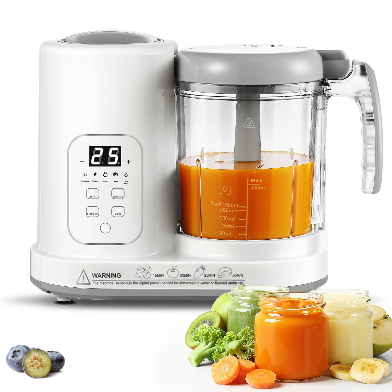 Photo 1 of **ITEM FACTORY SEALED** Baby Food Maker Pro Steamer Blender: 4 in 1 Auto Steam Blend and Puree Maker with Self-Clean for Healthy Baby and Toddler Meal Prep - BPA-Free