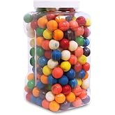 Assorted Refill Gumballs, Kosher and Gluten, 4.5 Lbs | 1 Inch Gumballs, 24mm Size, Kosher &amp; Gluten-Free, Reuseable Jar