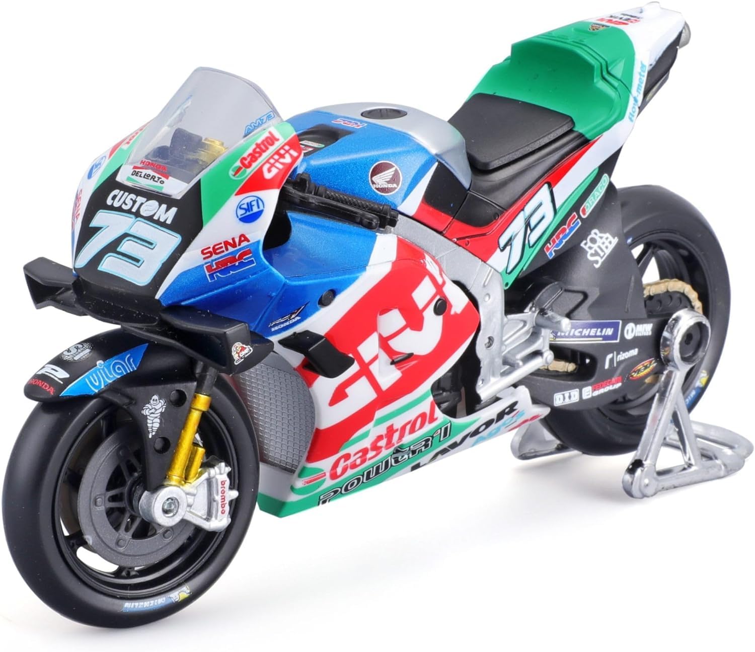 Maisto LCR HONDA RC2 13V Motorbike - Marquez #73 2021- Incredibly Detailed Die-Cast Replica Collectible Model - 1:18 Scale