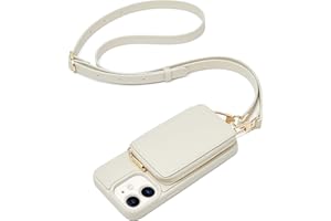 ZVE for iPhone 11 Wallet Case Crossbody, Card Holder Phone Case for Women, Carrying Leather Purse Cover with Wrist Strap for 