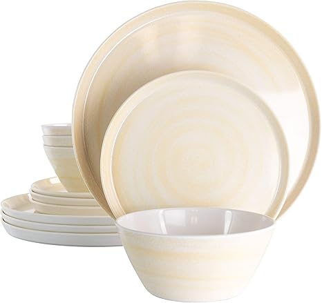 Elama Lightweight Dinnerware Set 