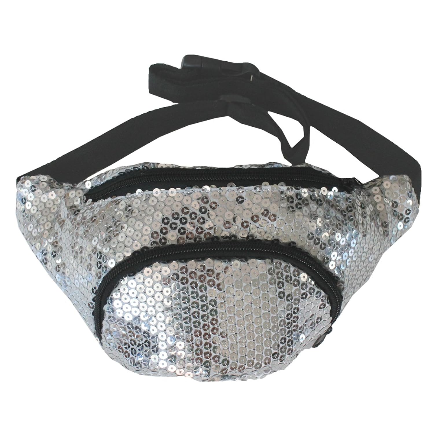 X80 Silver Sequin Fanny Pack eBay