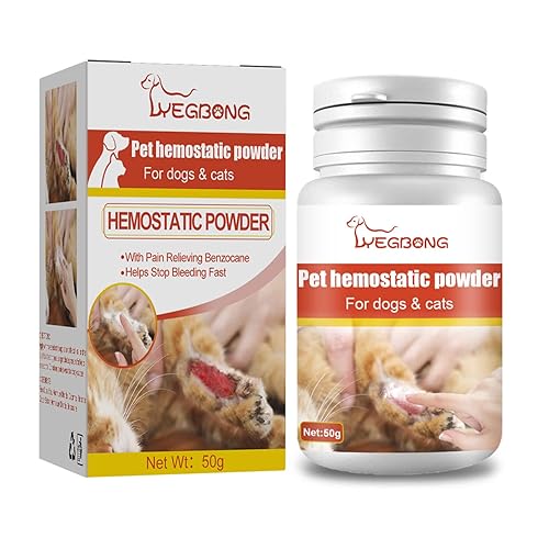 IOOOFU Styptic Powder Safe for Dogs and Cats Blood Stopper Puppy