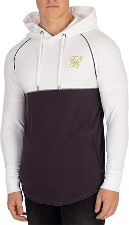 sik silk white hoodie