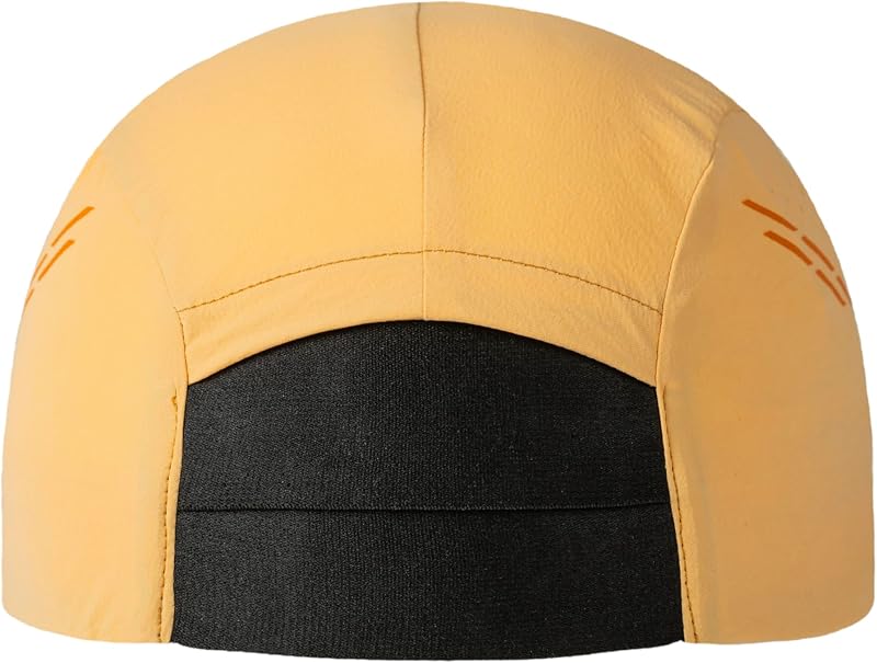 ®| Pack Leve Boné Homem Mulher Adulto Flexível, UPF50, Elemento Refletor, Confortável, Elástico, Corrida, Materiais Reciclados, Ventilação, S/M, Laranja